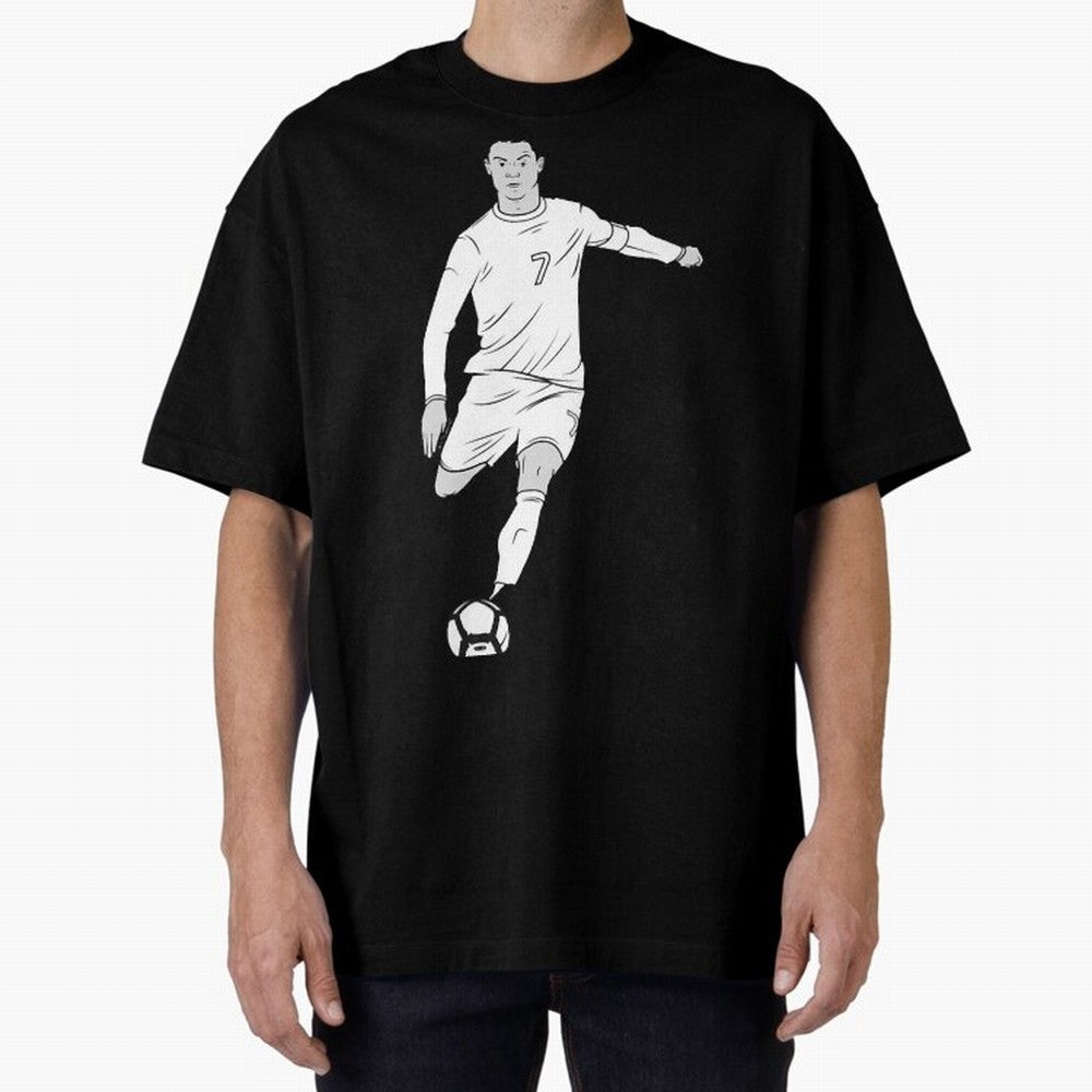 Cristiano Ronaldo Oversized T-Shirt Create Match Day Hype around FIFA World Cup 2026 Group Stage, Messi, Germany, Goal Celebration Energy, Supporter Heritage, Football Icons and Worldwide Tournament Joy; Built for Supporters Chasing Trophy Dreams,