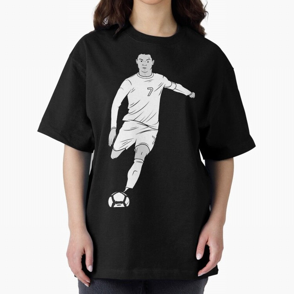 Cristiano Ronaldo Oversized T-Shirt Create Match Day Hype around FIFA World Cup 2026 Group Stage, Messi, Germany, Goal Celebration Energy, Supporter Heritage, Football Icons and Worldwide Tournament Joy; Built for Supporters Chasing Trophy Dreams,