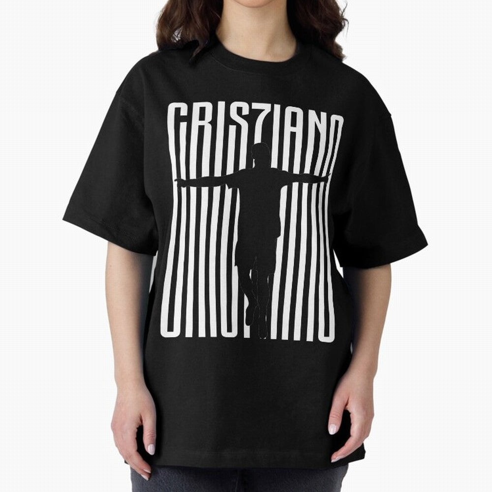 Cristiano Ronaldo Oversized T-Shirt Join Supporters Worldwide for Global Football Passion for FIFA World Cup 2026, Inspired by Messi, Neymar and Mbappe, England, Football Passion, Legendary Performances, Festival Vibes and Supporter Community; Made