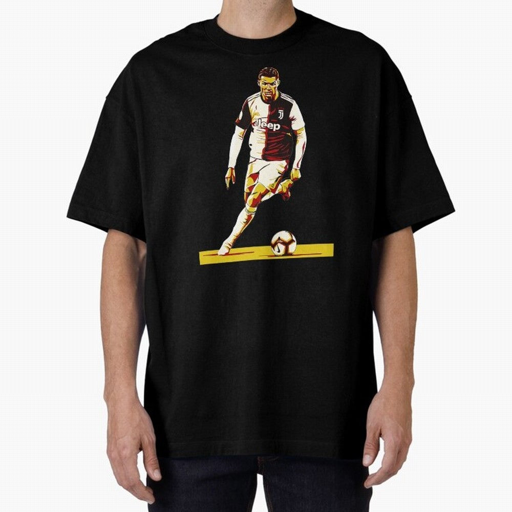 Cristiano Ronaldo Oversized T-Shirt Get Ready for FIFA World Cup 2026 for Fans of Haaland and Mbappe and Argentina and Brazil, Bringing Classic Soccer Heritage, Championship Pressure, Fan Loyalty and International Pride; Ideal for Passionate Fans