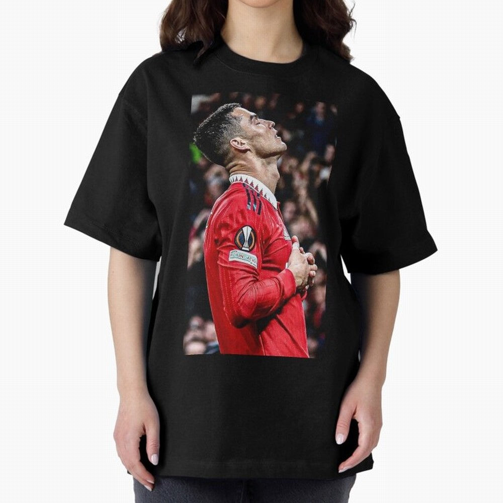 Cristiano Ronaldo CR7 Oversized T-Shirt Relive Legendary Nights from FIFA World Cup 2026 USA Canada Mexico for Fans of Cristiano Ronaldo and France, Bringing Football Passion, Legendary Performances, Festival Vibes and Supporter Community; Great