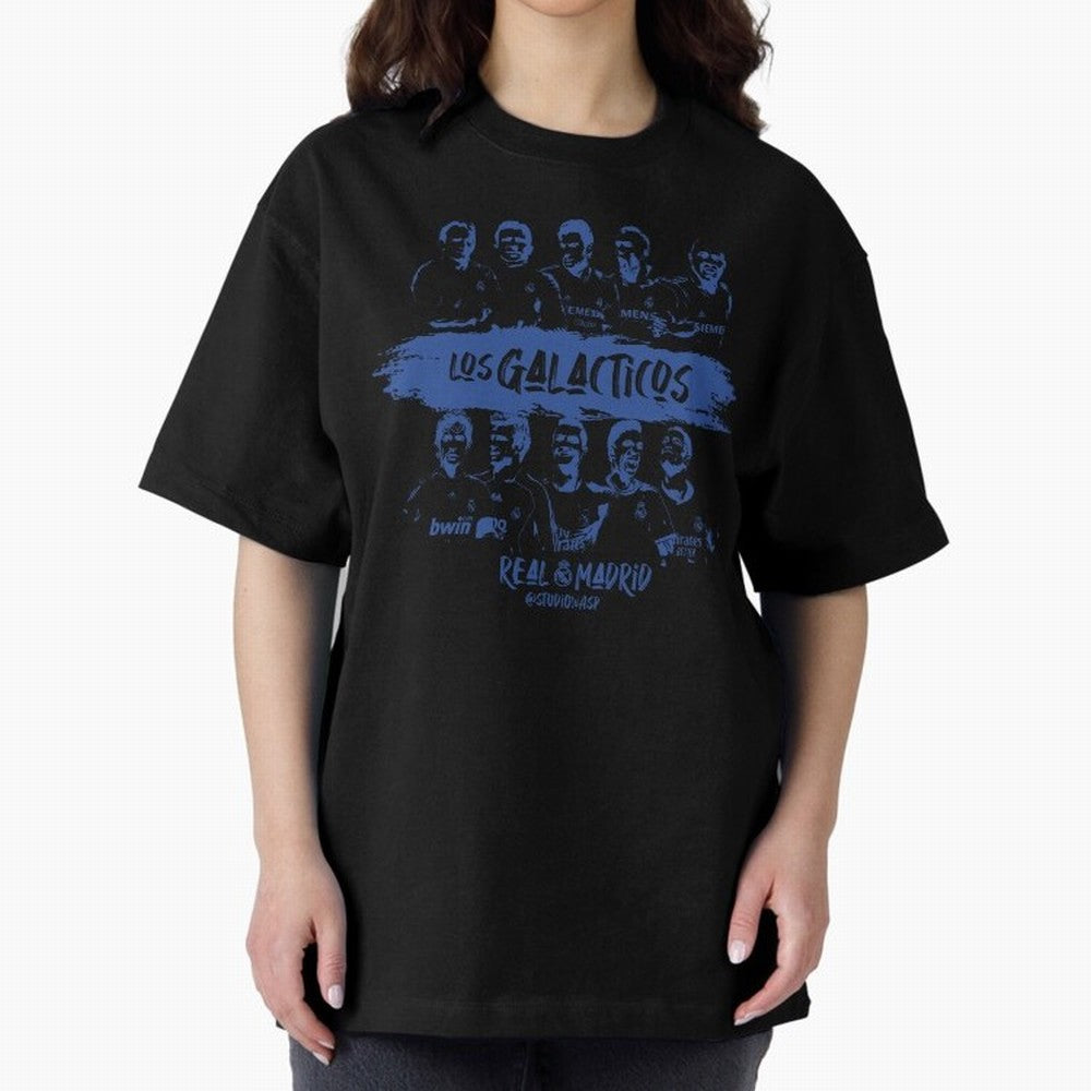 Los Galacticos Oversized T-Shirt Celebrate Football Dreams Across Match Day Hype around FIFA World Cup 2026 USA Canada Mexico, Messi, CR7 and Mbappe, Argentina and Brazil, Tournament Hype, Historic Matchups, Family Viewing Parties and Global Sports