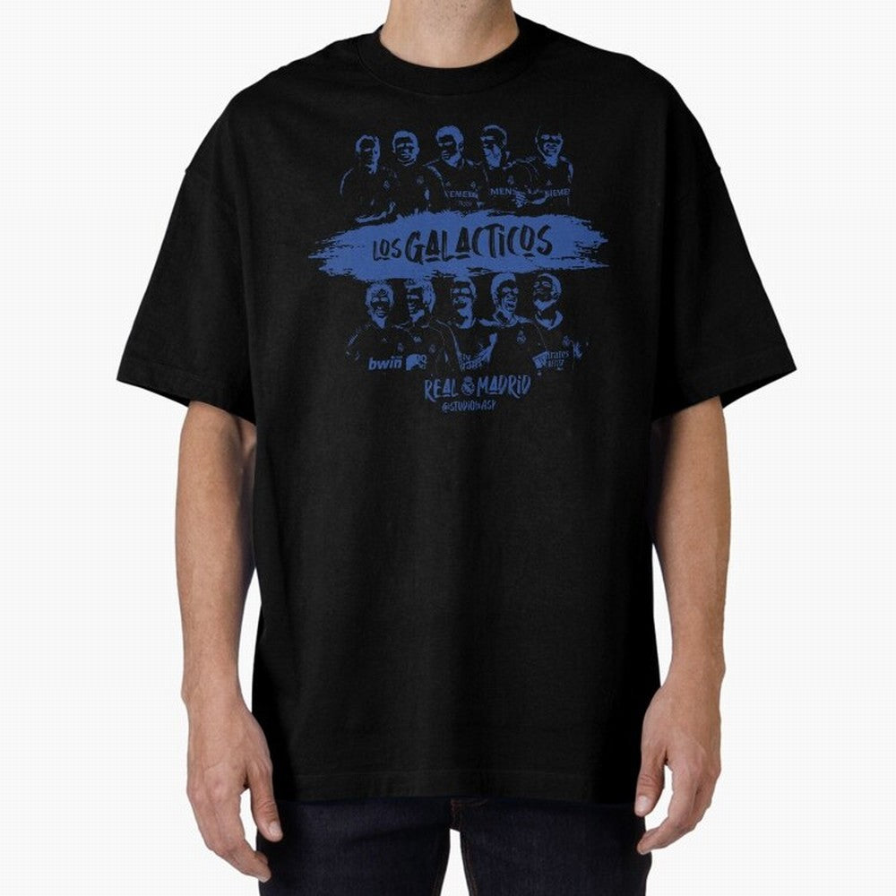Los Galacticos Oversized T-Shirt Celebrate Football Dreams Across Match Day Hype around FIFA World Cup 2026 USA Canada Mexico, Messi, CR7 and Mbappe, Argentina and Brazil, Tournament Hype, Historic Matchups, Family Viewing Parties and Global Sports