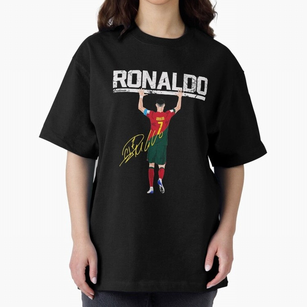 Cristiano Ronaldo Portugal Jersey -The Farewell Oversized T-Shirt Bring Champion Energy into Global Football Passion for FIFA World Cup 2026 Group Stage, Centered on CR7, Netherlands, Global Supporter Spirit, Legendary Goals, National Colors and