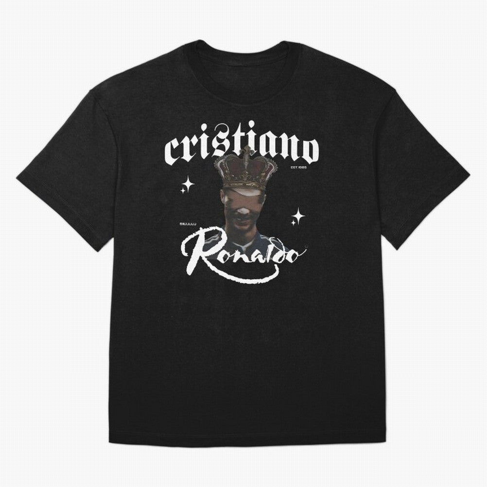 CR7 King edition Oversized T-Shirt Bring Global Tournament Vibes to FIFA World Cup 2026 USA Canada Mexico Driven by Neymar, Haaland and Cristiano Ronaldo, Brazil, Portugal and Argentina Energy, Champion Mindset, Group Stage Buzz, Knockout Tension