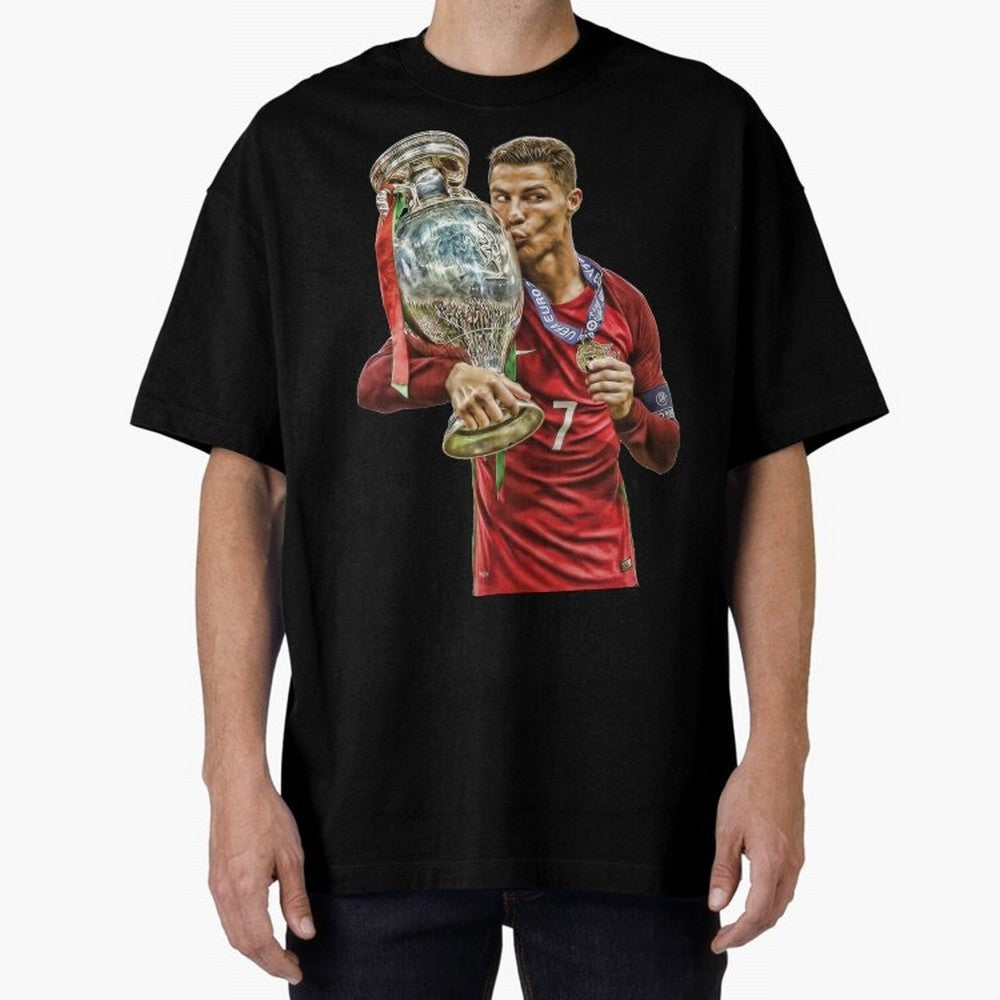 cristiano ronaldo Oversized T-Shirt Celebrate the Magic of Match Day Hype around FIFA World Cup 2026 USA Canada Mexico, Neymar, Haaland and Cristiano Ronaldo, England and Germany, Tournament Hype, Historic Matchups, Family Viewing Parties and