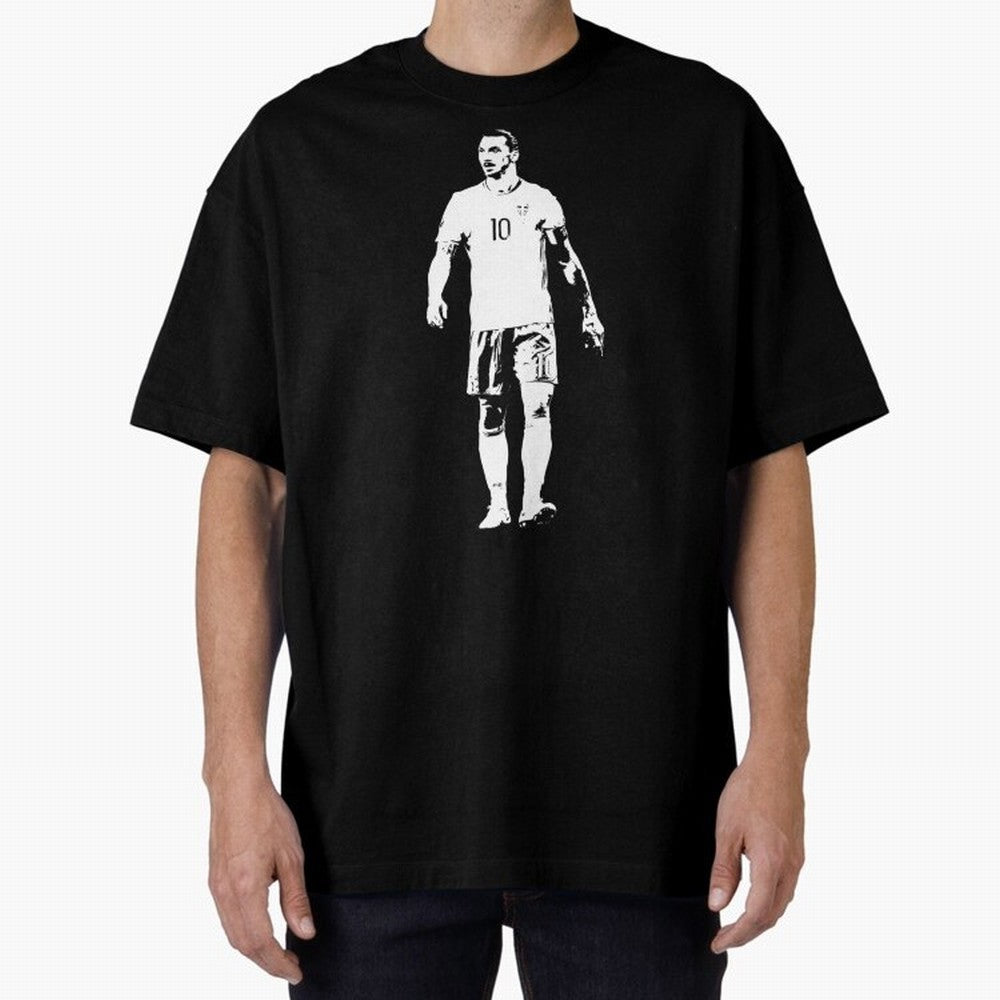 Zlatan-Ibra Oversized T-Shirt Show Your Love for FIFA World Cup 2026 USA Canada Mexico for Fans of Cristiano Ronaldo, Haaland and CR7 and Portugal, Bringing Worldwide Fan Energy, Dramatic Goals, Stadium Lights and Championship Celebrations; Ideal