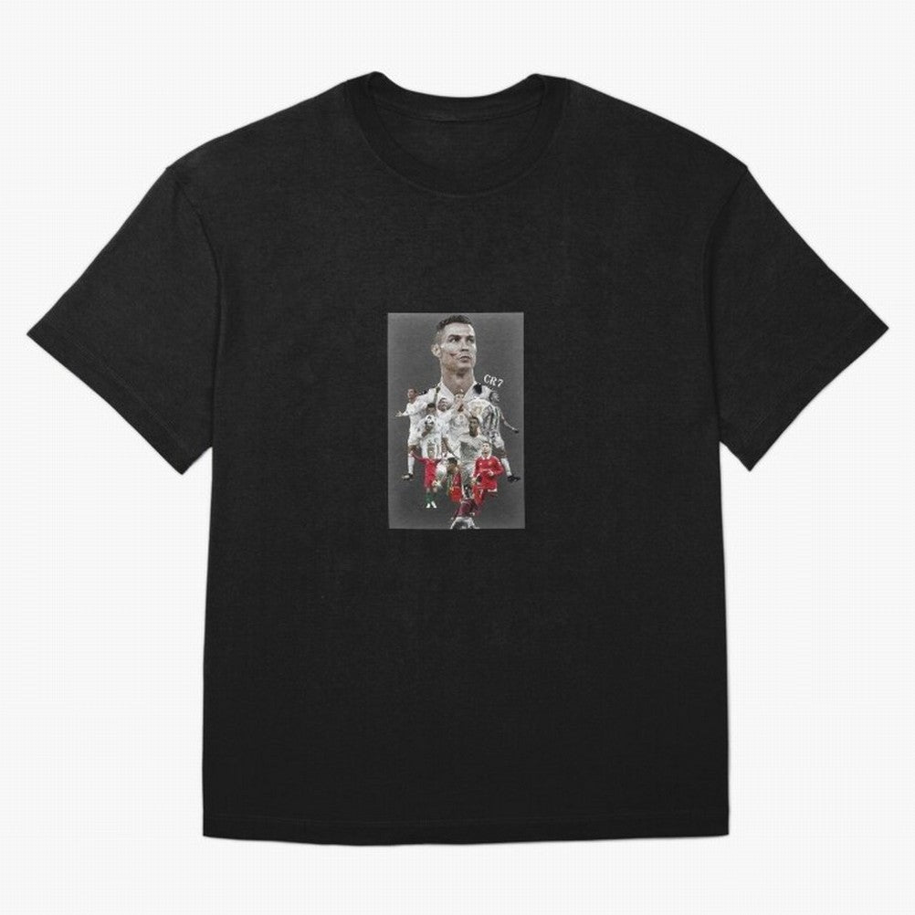 Cristiano Ronaldo Oversized T-Shirt Cheer through Every Moment of Global Football Passion for FIFA World Cup 2026 Group Stage, Centered on Messi and Cristiano Ronaldo, Spain and Netherlands, Global Supporter Spirit, Legendary Goals, National Colors