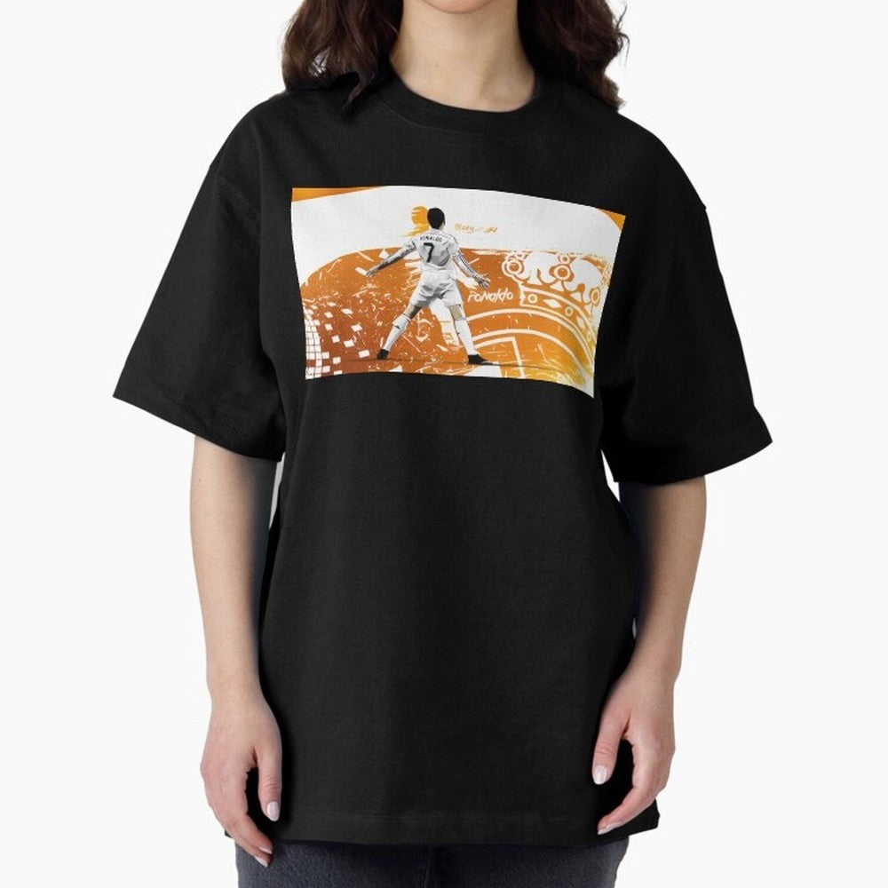 Cristiano Ronaldo Oversized T-Shirt Join the Global Buzz around FIFA World Cup 2026 USA Canada Mexico Spirit, Celebrating France and Portugal, Cristiano Ronaldo, Game Day Rituals, Football Legends, Country Pride and the Road to the Final; Perfect