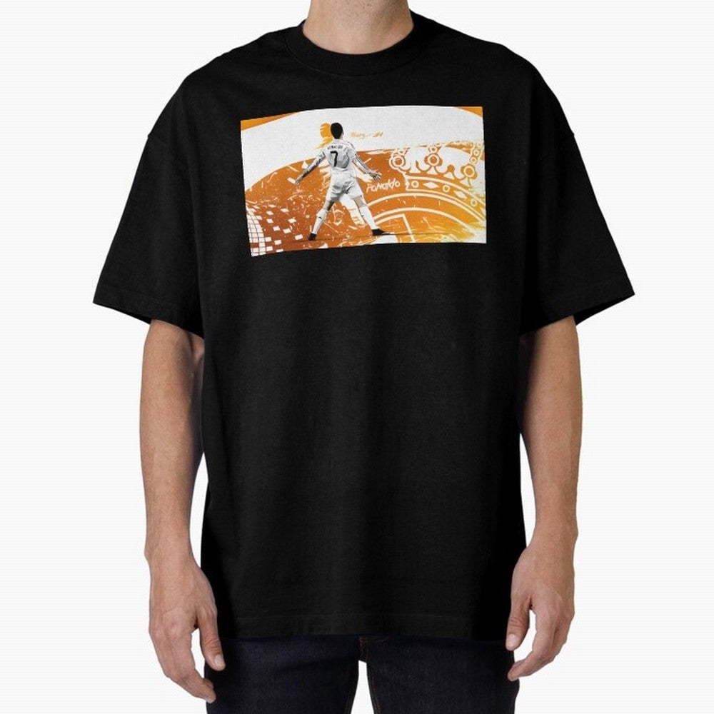 Cristiano Ronaldo Oversized T-Shirt Join the Global Buzz around FIFA World Cup 2026 USA Canada Mexico Spirit, Celebrating France and Portugal, Cristiano Ronaldo, Game Day Rituals, Football Legends, Country Pride and the Road to the Final; Perfect