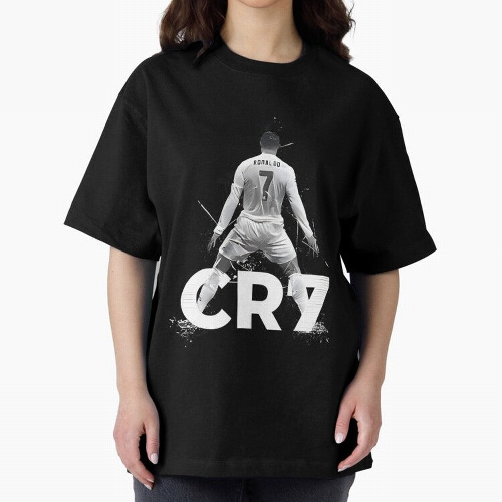 Cr7 Oversized T-Shirt Celebrate the Biggest Stage of Match Day Hype around FIFA World Cup 2026 Group Stage, Messi, Neymar and Mbappe, Spain and Netherlands, Football Festival Excitement, Trophy Ambitions, Country Rivalries and Star Player Buzz;
