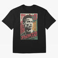 Cristiano Vintage Warned Japanese Poster Oversized T-Shirt Join the Countdown to FIFA World Cup 2026 USA Canada Mexico for Fans of Neymar, Haaland and Cristiano Ronaldo and Argentina, Bringing Stadium Chants, National Pride, Trophy Dreams and