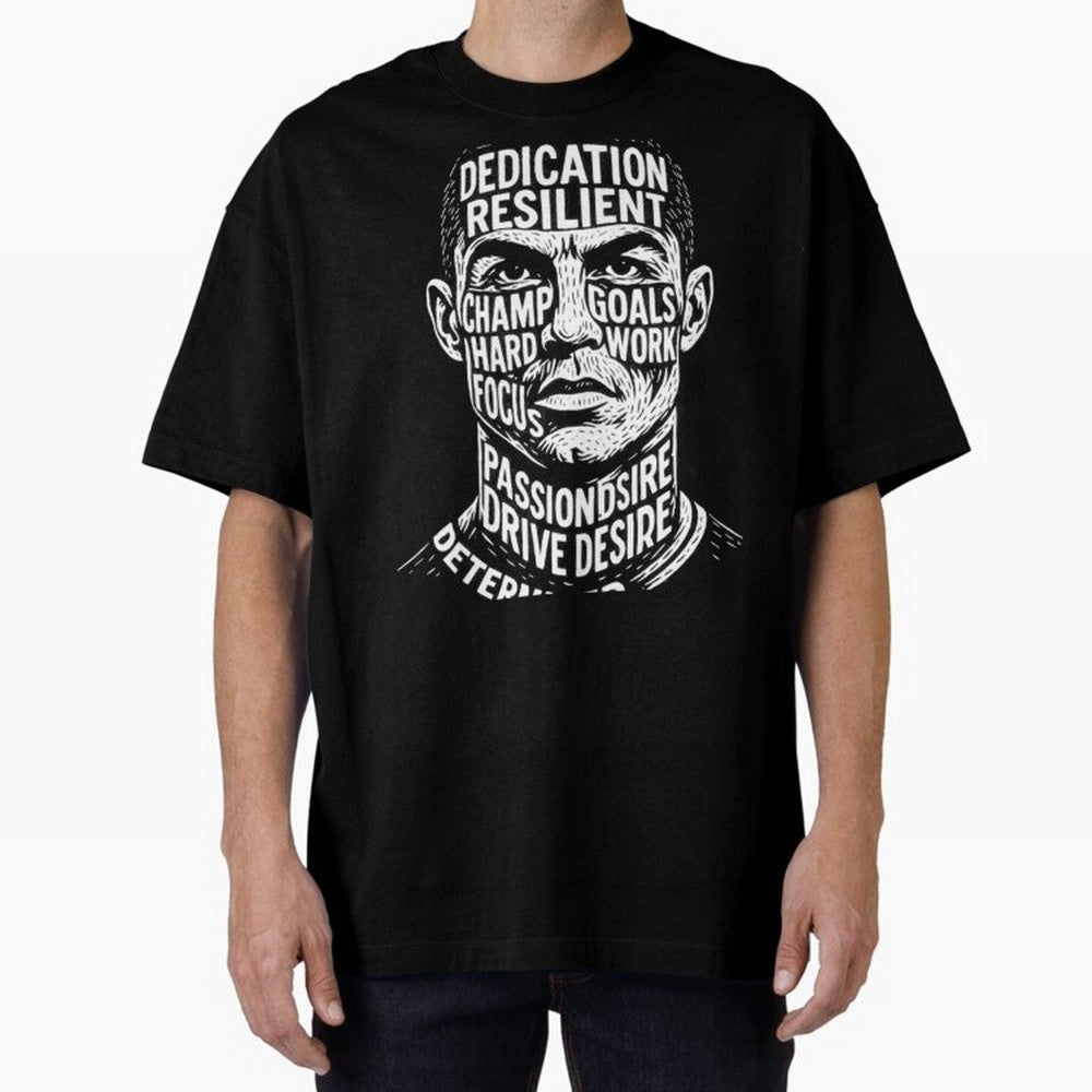 Artistic Ronaldo Oversized T-Shirt Celebrate Fan Favorites in FIFA World Cup 2026 Group Stage Spirit, Connected to France, Neymar, Stadium Chants, National Pride, Trophy Dreams and Unforgettable Football Memories; Made for Die Hard Supporters,