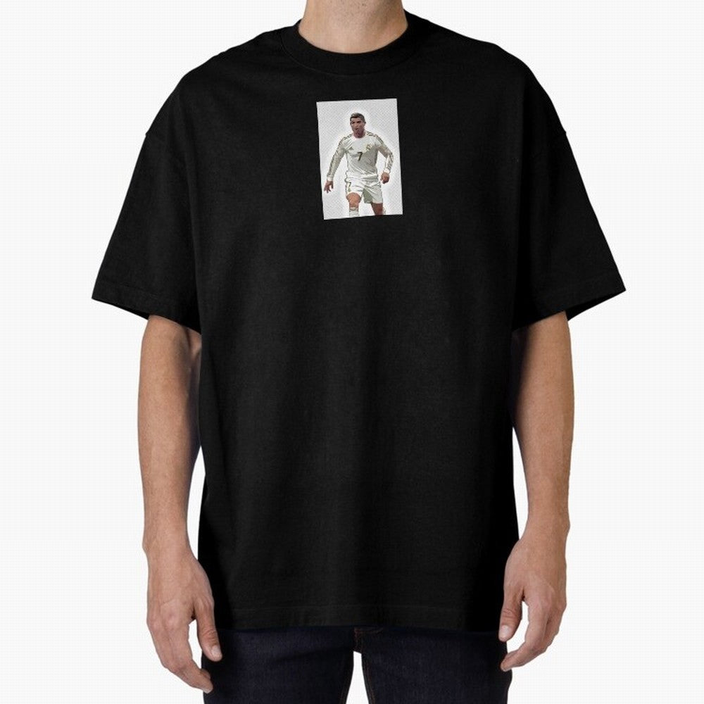Cristiano Ronaldo Oversized T-Shirt Build the FIFA World Cup 2026 Journey through Messi and Cristiano Ronaldo Highlights, England Pride, Football Passion, Legendary Performances, Festival Vibes and Supporter Community; Great for Supporters Who Love