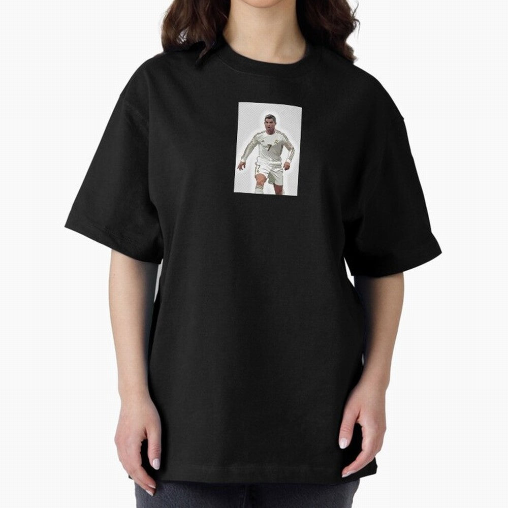 Cristiano Ronaldo Oversized T-Shirt Build the FIFA World Cup 2026 Journey through Messi and Cristiano Ronaldo Highlights, England Pride, Football Passion, Legendary Performances, Festival Vibes and Supporter Community; Great for Supporters Who Love