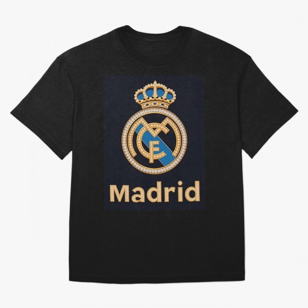 Madrid Oversized T-Shirt Honor the Beautiful Game during Match Day Hype around FIFA World Cup 2026 Group Stage, Messi and Cristiano Ronaldo, France and Portugal, Champion Mindset, Group Stage Buzz, Knockout Tension and Passionate Fan Culture;
