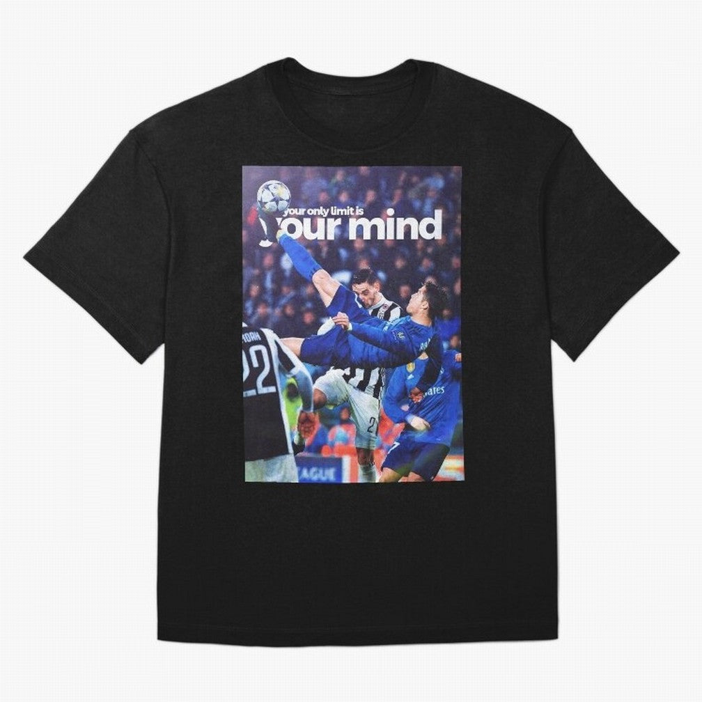 Cristiano Ronaldo - Your only limit is your mind Oversized T-Shirt Spotlight FIFA World Cup 2026 Group Stage Capturing Messi, Neymar and Mbappe, Portugal, Spain and Germany Energy, Stadium Chants, National Pride, Trophy Dreams and Unforgettable