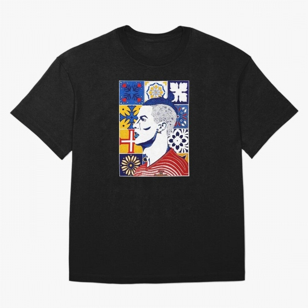 Cristiano Ronaldo Azulejos Oversized T-Shirt Feel Global Football Passion for FIFA World Cup 2026, Celebrating Messi, Neymar and Mbappe, Brazil, Match Day Excitement, Supporter Culture, Golden Goals and Global Football Passion; Built for Supporters