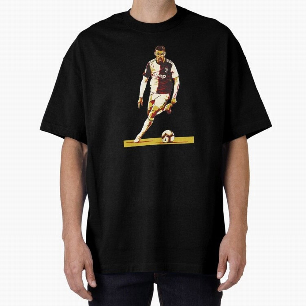Ronaldo Oversized T-Shirt Showcase FIFA World Cup 2026 Spirit, Driven by Argentina and Brazil, Neymar, Haaland and Cristiano Ronaldo, Sports Nostalgia, International Competition, Famous Players and Unforgettable Victories; Made for Die Hard