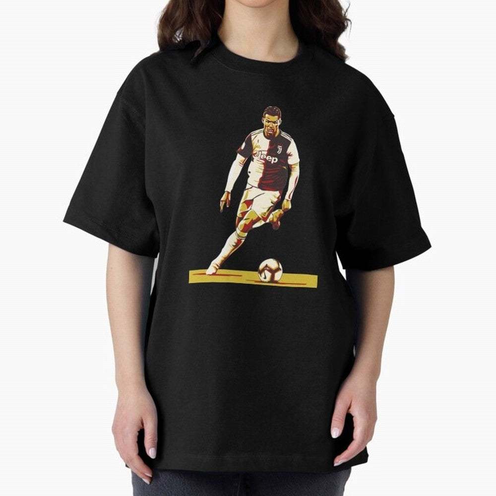 Ronaldo Oversized T-Shirt Showcase FIFA World Cup 2026 Spirit, Driven by Argentina and Brazil, Neymar, Haaland and Cristiano Ronaldo, Sports Nostalgia, International Competition, Famous Players and Unforgettable Victories; Made for Die Hard