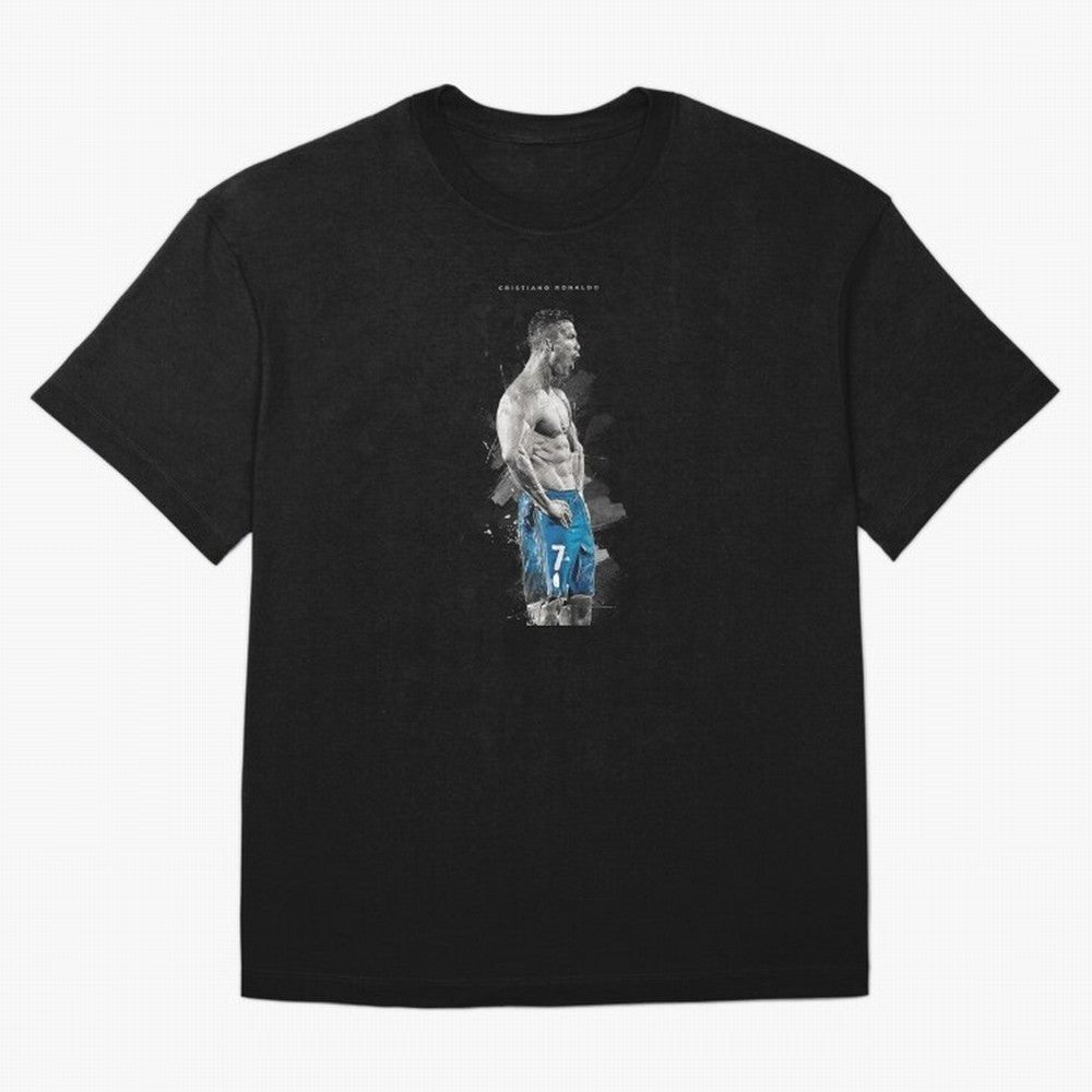 Cristiano Ronaldo Oversized T-Shirt Celebrate Every Goal in FIFA World Cup 2026 USA Canada Mexico for Fans of Mbappe and Brazil, Bringing Football History, Final Match Energy, Crowd Noise and Once in a Lifetime Moments; Great for Watch Parties,
