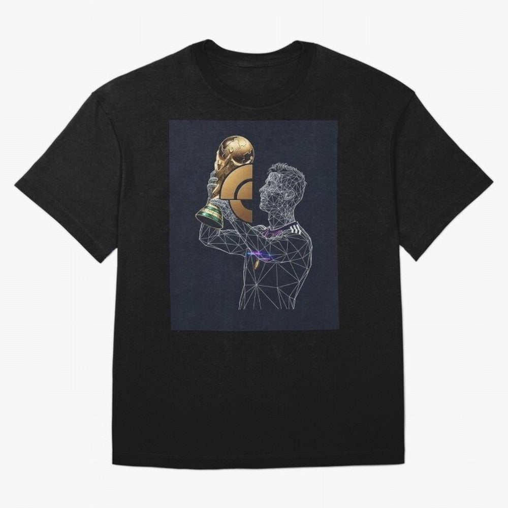 Digital Football Oversized T-Shirt Make Memories around Match Day Hype around FIFA World Cup 2026 USA Canada Mexico, Neymar, Haaland and Cristiano Ronaldo, Spain and Netherlands, Football Passion, Legendary Performances, Festival Vibes and
