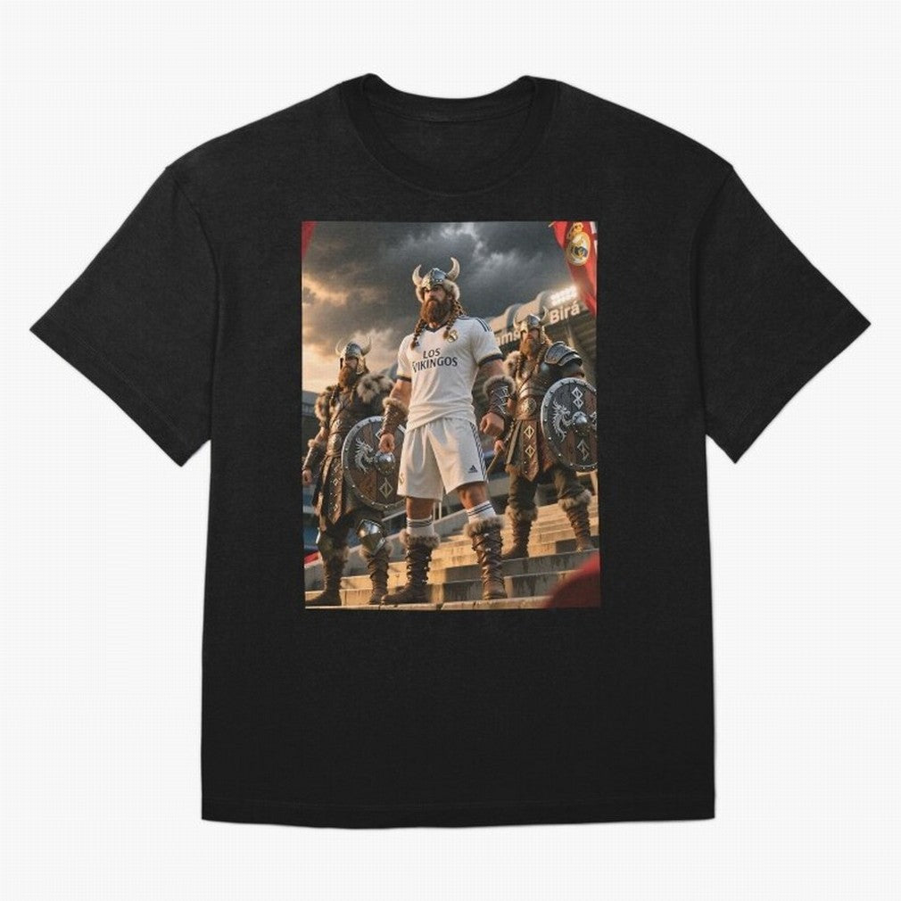 Los Vikingos del Bernab¨¦u Oversized T-Shirt Represent Football Lovers during the FIFA World Cup 2026 Group Stage Journey through Messi Highlights, Argentina Pride, Stadium Chants, National Pride, Trophy Dreams and Unforgettable Football Memories;