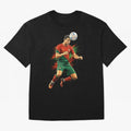 Cristiano Ronaldo Football Legend Oversized T-Shirt Bring International Match Energy to Global Football Passion for FIFA World Cup 2026 USA Canada Mexico, Filled with Cristiano Ronaldo, Netherlands, Vintage Soccer Flavor, Modern Football Stars,