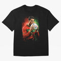 Cristiano Ronaldo Football Legend Oversized T-Shirt Mark FIFA World Cup 2026 Spirit, Capturing England, France and Netherlands, Mbappe, Sports Nostalgia, International Competition, Famous Players and Unforgettable Victories; Great for Watch