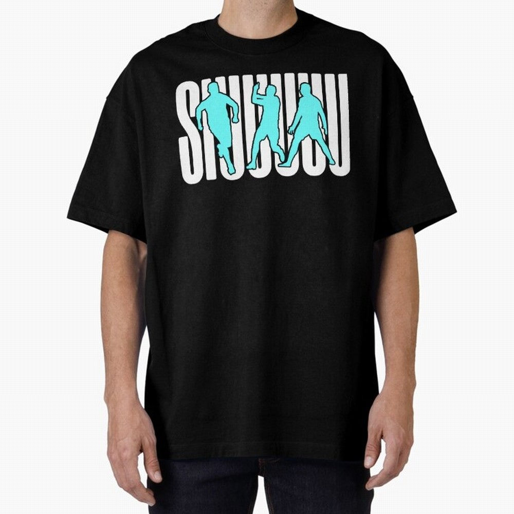 Siuuu Cristiano ronaldo suiii goal Oversized T-Shirt Capture Stadium Memories from Match Day Hype around FIFA World Cup 2026, Neymar, Brazil, Worldwide Fan Energy, Dramatic Goals, Stadium Lights and Championship Celebrations; Perfect for Supporters