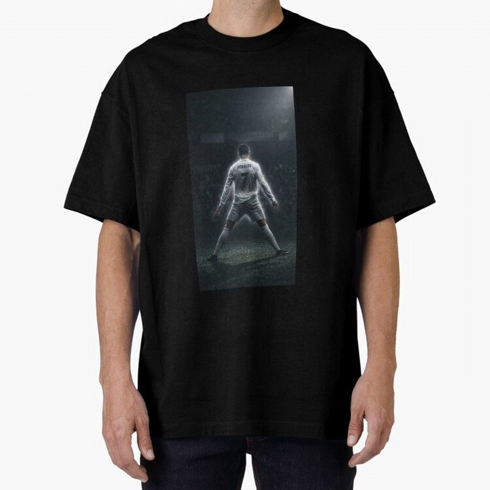 Cristiano Ronaldo Oversized T-Shirt Live the Energy of FIFA World Cup 2026 Group Stage Built around Haaland and Mbappe, Spain Energy, Vintage Soccer Flavor, Modern Football Stars, National Flags and Final Night Emotion; Made for Collectors Who