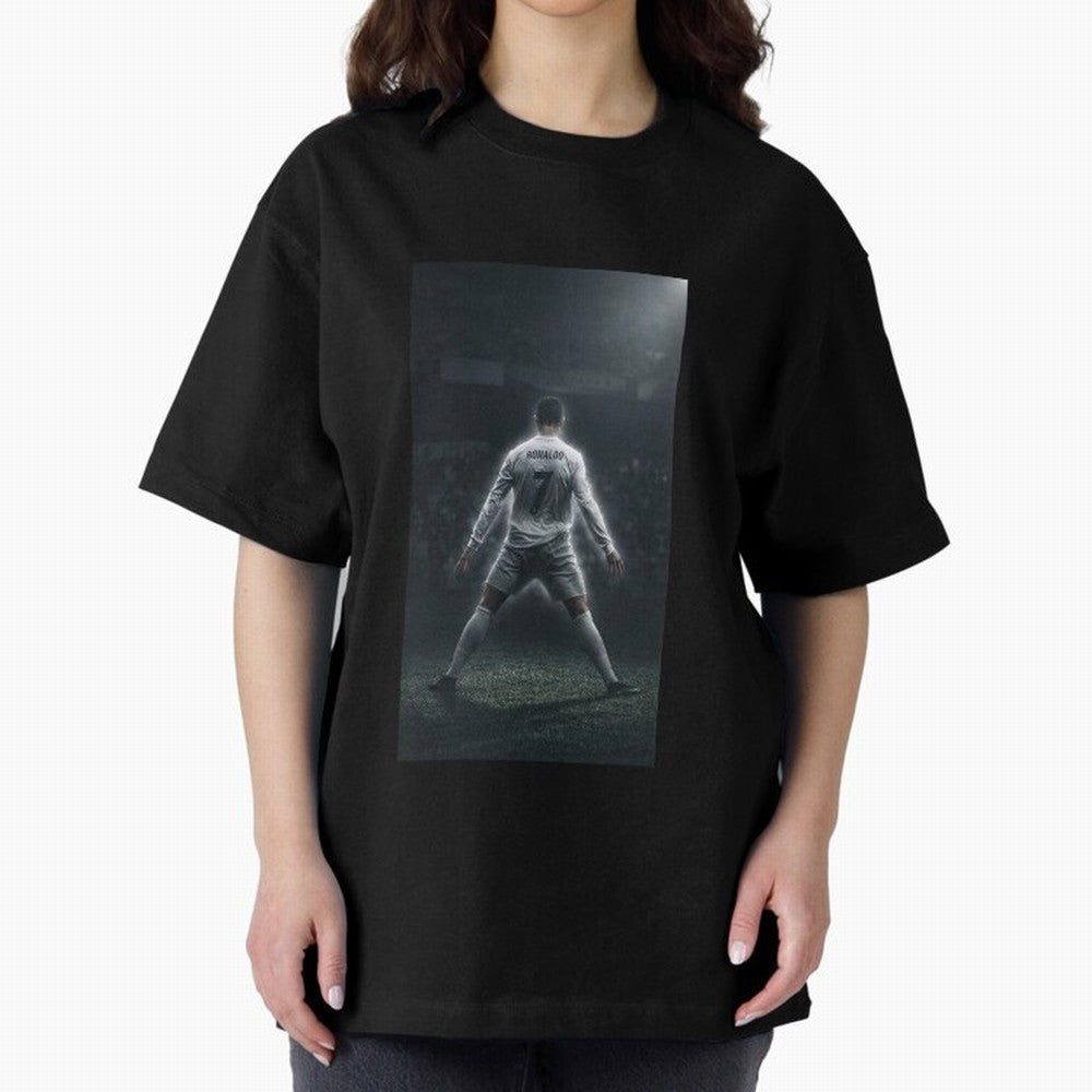 Cristiano Ronaldo Oversized T-Shirt Live the Energy of FIFA World Cup 2026 Group Stage Built around Haaland and Mbappe, Spain Energy, Vintage Soccer Flavor, Modern Football Stars, National Flags and Final Night Emotion; Made for Collectors Who