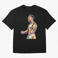 Cr7 Pop Art Oversized T-Shirt Stand with Match Day Hype around FIFA World Cup 2026 USA Canada Mexico, CR7, Netherlands, Vintage Soccer Flavor, Modern Football Stars, National Flags and Final Night Emotion; Perfect for People Who Love Argentina,
