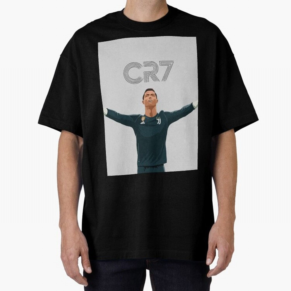 Cristiano Ronaldo CR7 Juventus T-shirt Design Oversized T-Shirt Show Match Day Excitement for FIFA World Cup 2026 Featuring Messi, CR7 and Mbappe, Netherlands Energy, Tournament Hype, Historic Matchups, Family Viewing Parties and Global Sports