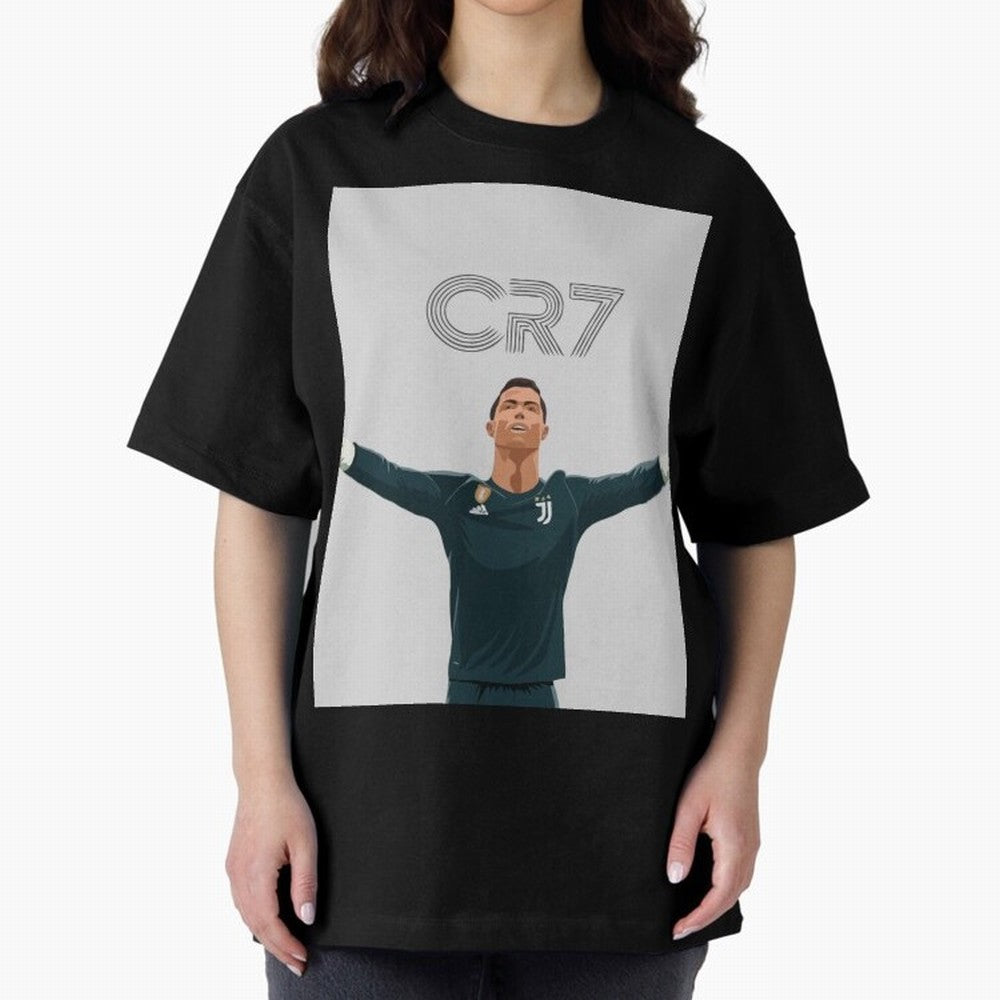 Cristiano Ronaldo CR7 Juventus T-shirt Design Oversized T-Shirt Show Match Day Excitement for FIFA World Cup 2026 Featuring Messi, CR7 and Mbappe, Netherlands Energy, Tournament Hype, Historic Matchups, Family Viewing Parties and Global Sports