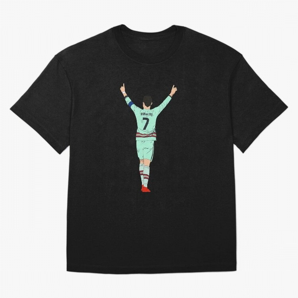 Cristiano Ronaldo Cristiano Ronaldo o Oversized T-Shirt Back the Journey through Global Football Passion for FIFA World Cup 2026 Group Stage, Highlighting Neymar, Haaland and Cristiano Ronaldo, Spain, Sports Nostalgia, International Competition,