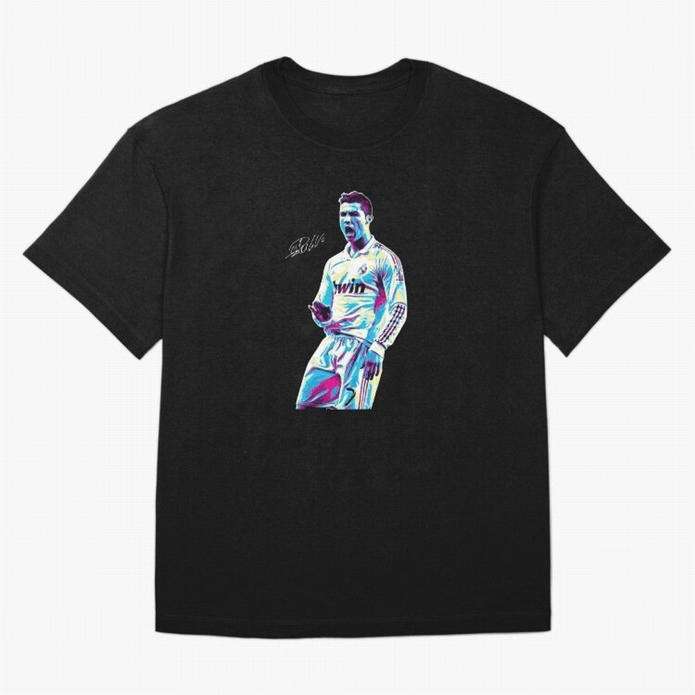 Cristiano Ronaldo Oversized T-Shirt Experience the FIFA World Cup 2026 Journey through Messi and Cristiano Ronaldo Highlights, England and Germany Pride, Sports Nostalgia, International Competition, Famous Players and Unforgettable Victories; Great
