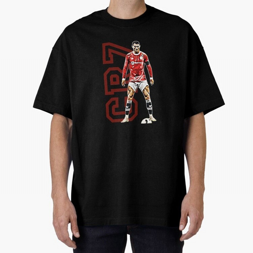 Cr7 Oversized T-Shirt Capture Stadium Memories from Global Football Passion for FIFA World Cup 2026 USA Canada Mexico, Filled with Neymar, Argentina, France and Brazil, Game Day Rituals, Football Legends, Country Pride and the Road to the Final;