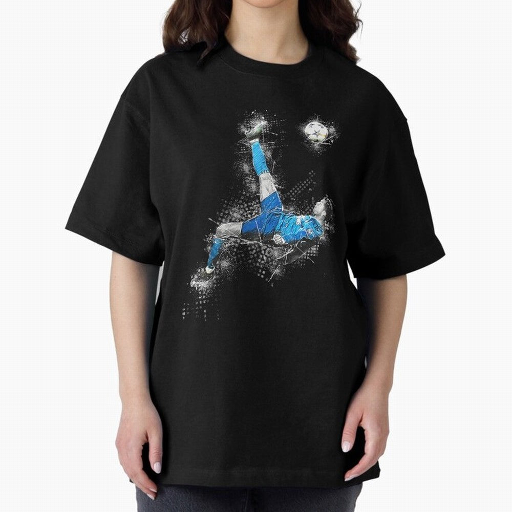 Cristiano Ronaldo Oversized T-Shirt Embrace FIFA World Cup 2026 Group Stage Spirit, with France and Portugal, CR7 and Messi, Supporter Pride, Iconic Celebrations, Legendary Names and Global Match Day Energy; Perfect for Supporters Who Want Bold