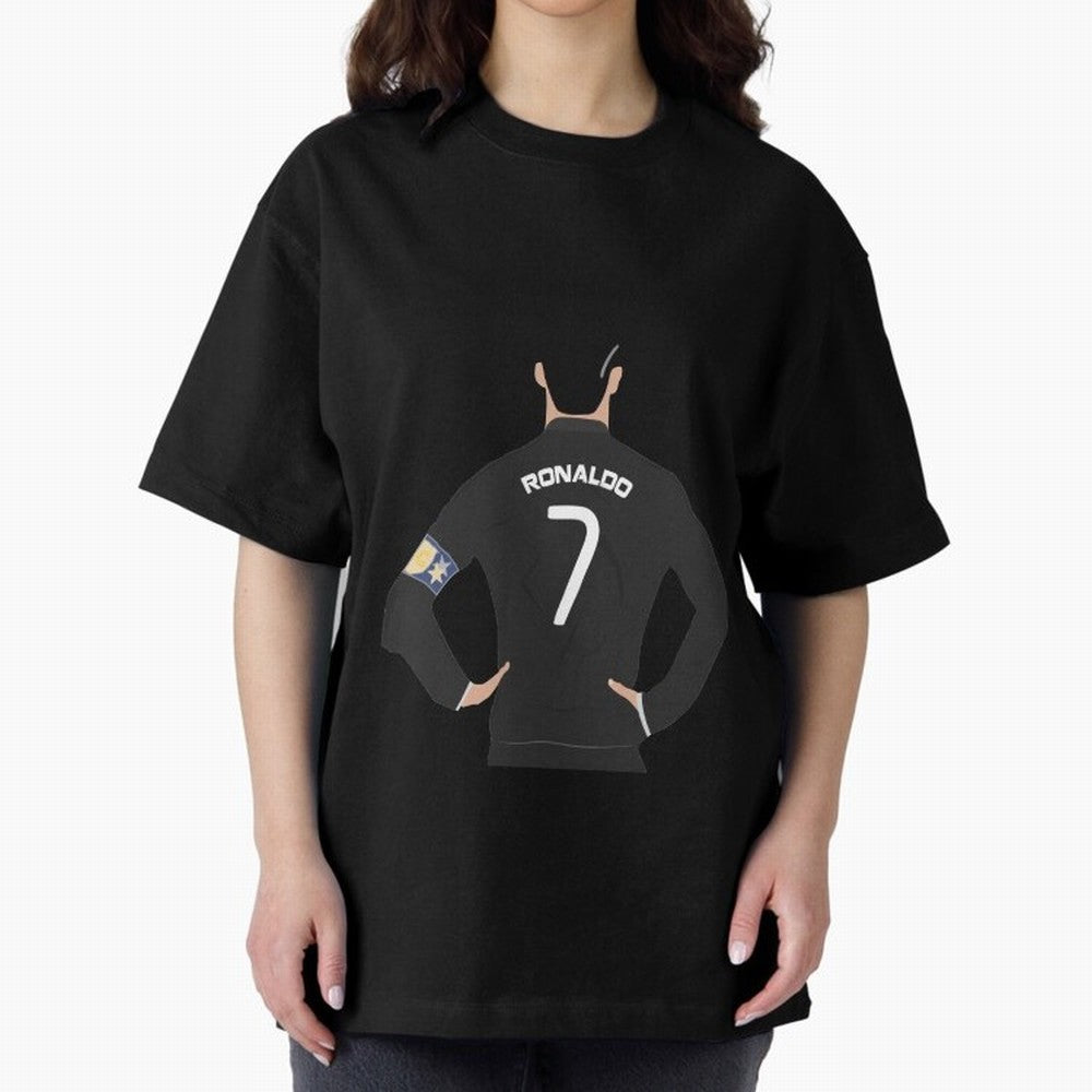 Siuuu CR7 funny Oversized T-Shirt Capture Global Football Passion for FIFA World Cup 2026 USA Canada Mexico, Capturing Messi, CR7 and Mbappe, England, France and Netherlands, Global Supporter Spirit, Legendary Goals, National Colors and Tournament