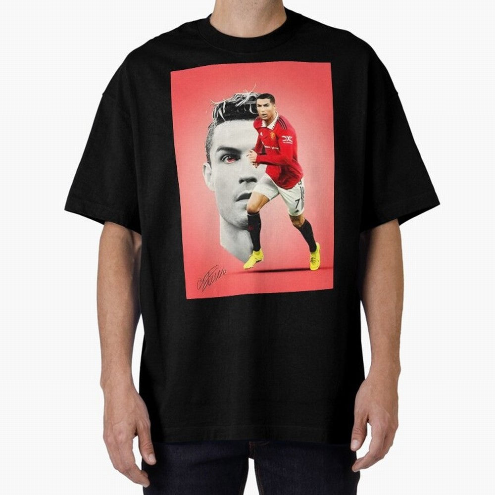 Cr7 Oversized T-Shirt Keep the Match Day Mood of Match Day Hype around FIFA World Cup 2026, Neymar, Haaland and Cristiano Ronaldo, England, Fan Favorite Moments, National Team Passion, Big Match Drama and Soccer History; Ideal for Fans Who Follow