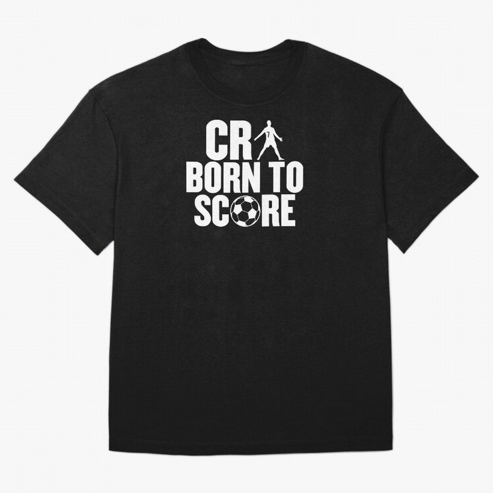 Cr7 Born To Score Oversized T-Shirt Support Iconic Players in FIFA World Cup 2026 Made for CR7 and Messi, Argentina, France and Brazil Energy, Football History, Final Match Energy, Crowd Noise and Once in a Lifetime Moments; Great for Watch