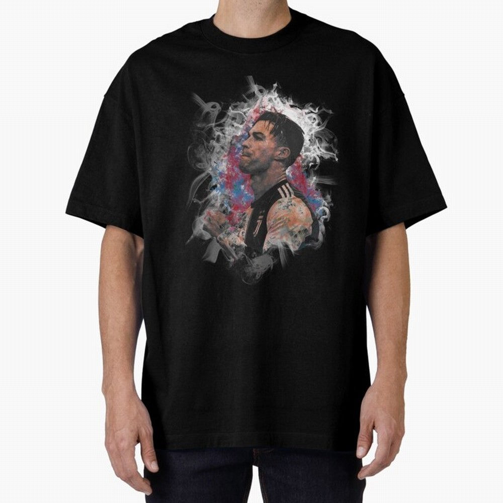 Cristiano Ronaldo pop art painting of ronaldo Oversized T-Shirt Turn Up for Global Football Passion for FIFA World Cup 2026 USA Canada Mexico, Capturing Messi, Neymar and Mbappe, Argentina, Classic Soccer Heritage, Championship Pressure, Fan