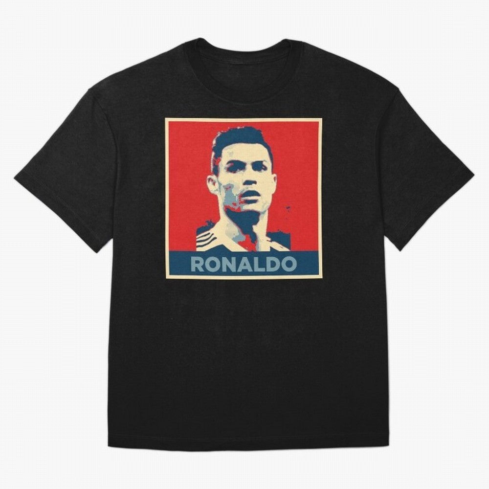 Cristiano Ronaldo Obama Style Oversized T-Shirt Make Game Day About FIFA World Cup 2026 Group Stage for Fans of Haaland and Argentina and Brazil, Bringing Soccer Culture, Superstar Moments, National Team Dreams and Competitive Fire; Ideal for