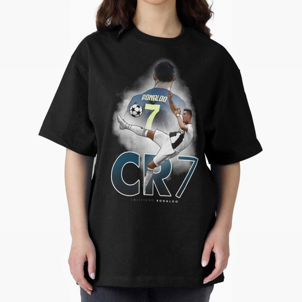 CR7 Oversized T-Shirt Support Iconic Players in FIFA World Cup 2026 Group Stage Spirit, Inspired by Spain, Messi, Neymar and Mbappe, Supporter Pride, Iconic Celebrations, Legendary Names and Global Match Day Energy; Made for Die Hard Supporters,