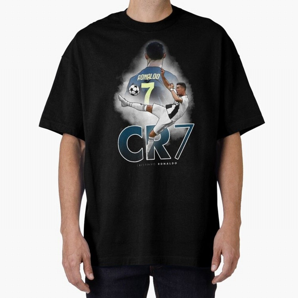 CR7 Oversized T-Shirt Support Iconic Players in FIFA World Cup 2026 Group Stage Spirit, Inspired by Spain, Messi, Neymar and Mbappe, Supporter Pride, Iconic Celebrations, Legendary Names and Global Match Day Energy; Made for Die Hard Supporters,