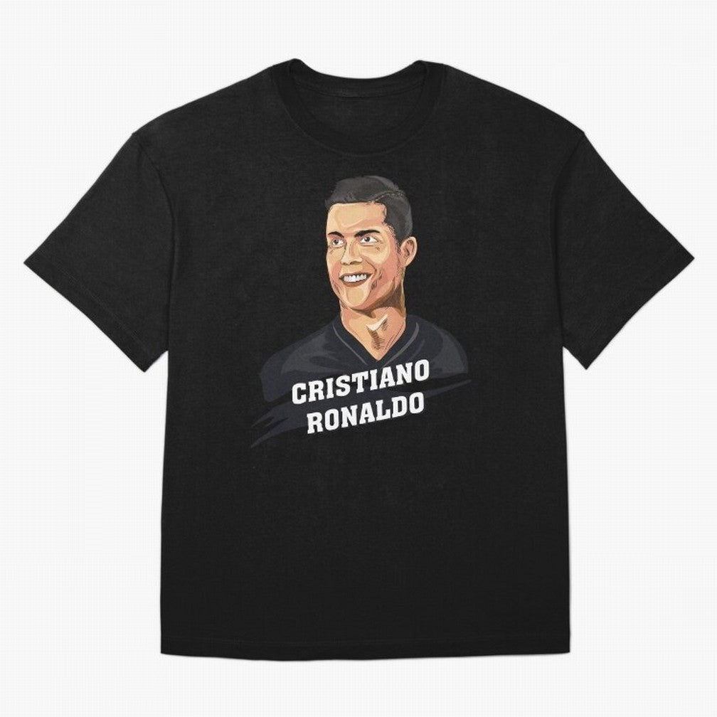 Cristiano Ronaldo Portrait Oversized T-Shirt Live for the Drama of FIFA World Cup 2026 USA Canada Mexico Spirit, Celebrating Argentina, Haaland, Game Day Rituals, Football Legends, Country Pride and the Road to the Final; Built for Supporters