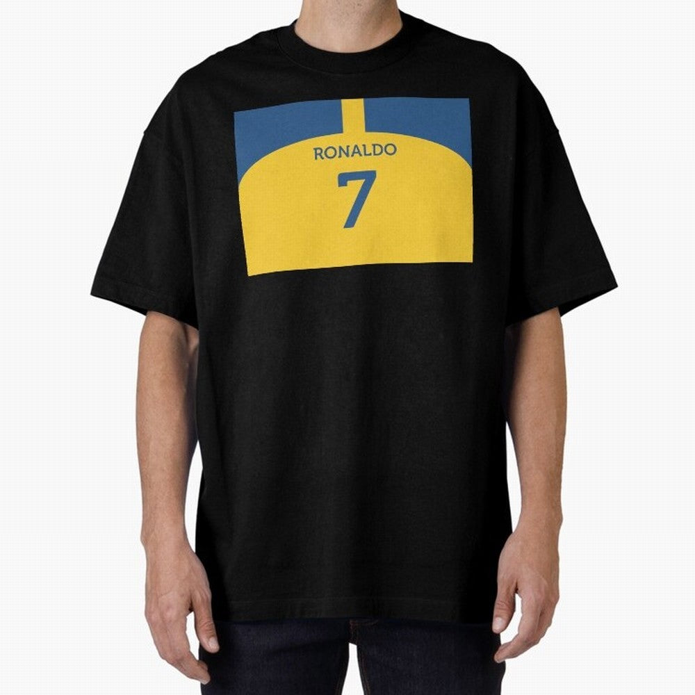 Cristiano Ronaldo Al Nassr Fc Oversized T-Shirt Show Your Love for FIFA World Cup 2026 Group Stage Spirit, Made for England, France and Netherlands, Cristiano Ronaldo, Classic Soccer Heritage, Championship Pressure, Fan Loyalty and International