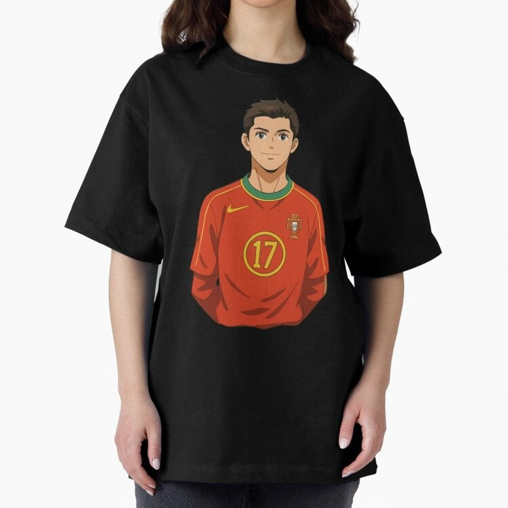 Ronaldo Oversized T-Shirt Celebrate the Magic of FIFA World Cup 2026 USA Canada Mexico Centered on Messi, France Energy, Match Day Excitement, Supporter Culture, Golden Goals and Global Football Passion; Perfect for Supporters Who Want Bold