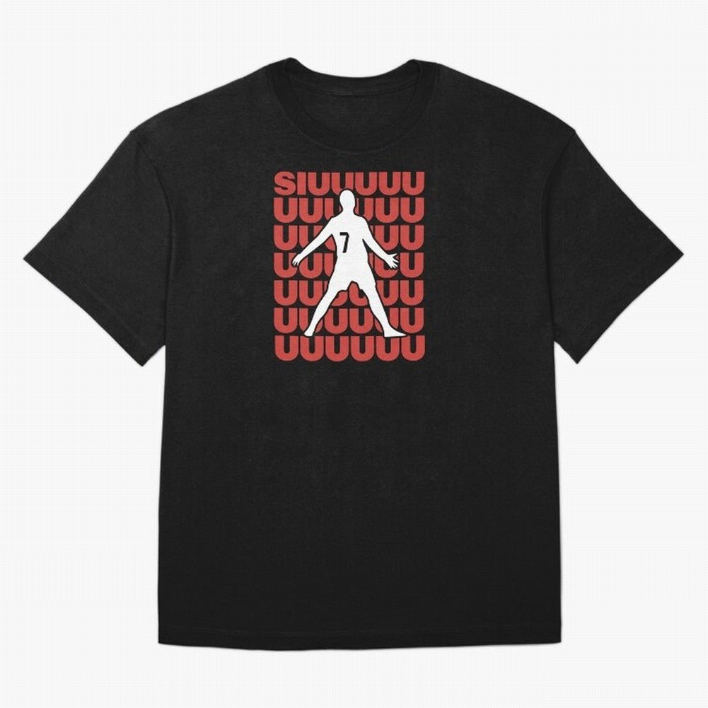 SIUUUUUU! Ronaldo Oversized T-Shirt Bring Legendary Rivalry Energy to FIFA World Cup 2026 Group Stage for Fans of Messi, Neymar and Mbappe and France, Bringing Soccer Culture, Superstar Moments, National Team Dreams and Competitive Fire; Perfect